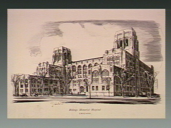 File:Billings Memorial Hospital, Chicago. Photomechanical print a Wellcome V0012491.jpg