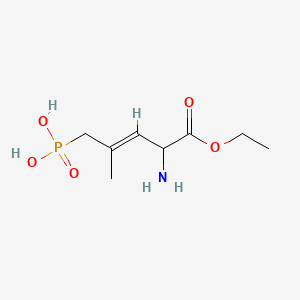 File:(E)-(4-Amino-5-ethoxy-2-methyl-5-oxopent-2-en-1-yl)phosphonic acid.png