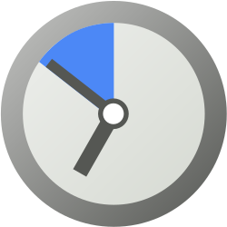 File:Pictogram voting wait blue.svg