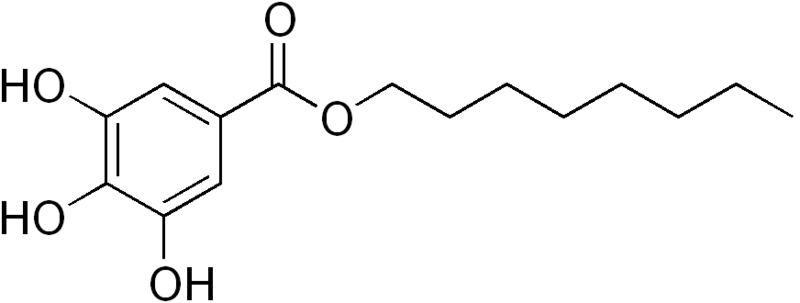 File:Octyl gallate.png