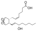Prostaglandin H2 skeletal structure