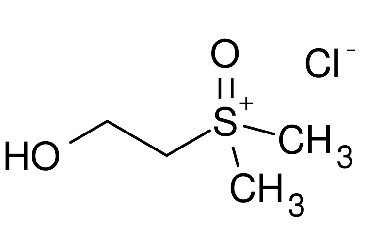 File:(2-hydroxyethyl) dimethylsulfoxonium chloride.svg