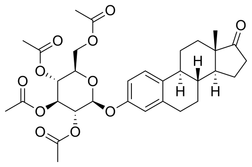 File:Estrone tetraacetylglucoside.svg