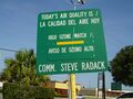Air quality signboard in Houston