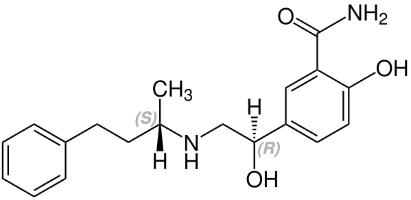 File:(SR)-Labetalol Structural Formula V1.svg