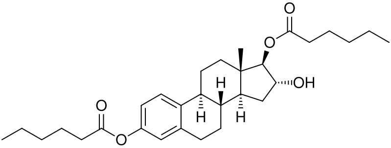 File:Estriol 3,17-dihexanoate.svg