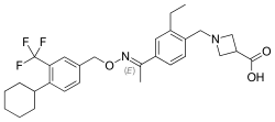 Siponimod structure