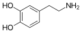 Dopamine molecule structure