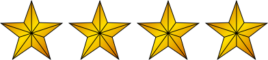 File:4 Gold Stars.svg