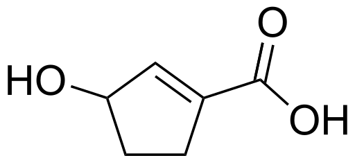 File:3-hydroxycyclopent-1-enecarboxylic acid.svg
