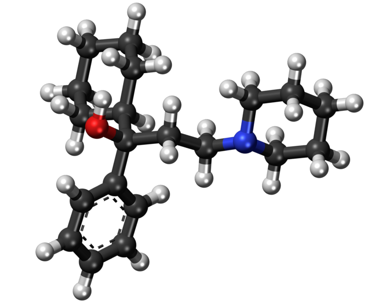 File:Trihexyphenidyl 3D.png