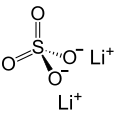 Lithium sulfate chemical structure