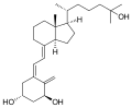 Chemical structure of Calcitriol