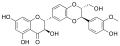 Silibinin skeletal structure