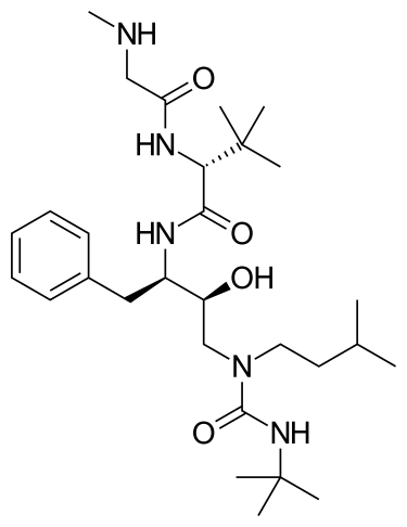 File:Droxinavir structure.svg
