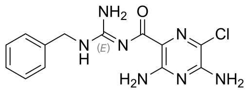 File:Benzamil structure.svg