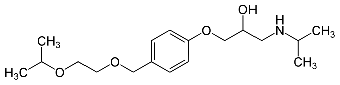 File:Bisoprolol structure.svg