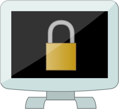 File:Monitor padlock.svg