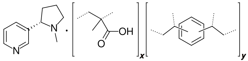 File:Nicotine polacrilex.svg