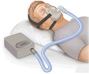 CPAP machine and mask