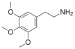 File:Mescaline Structural Formulae bondline.svg