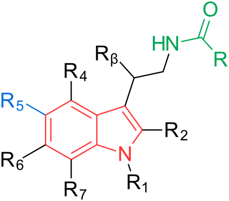 File:Melatonin SAR structure.svg