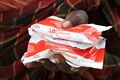 18-month-old James and his mother Margaret, pictured with a supply of sachets of Plumpy Nut, a Ready to Use Therapeutic Food used to treat acute malnutrition, Turkana County, northern Kenya, 28 March 2017.