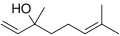 Chemical structure of Linalool