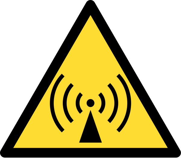 File:Radio waves hazard symbol.svg