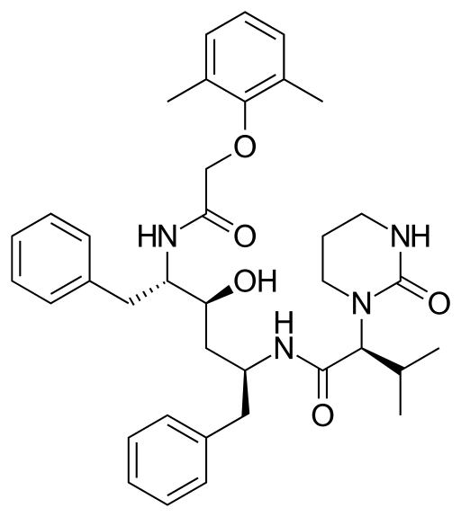 File:Lopinavir structure.svg