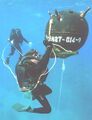 U.S. Navy explosive ordnance disposal divers
