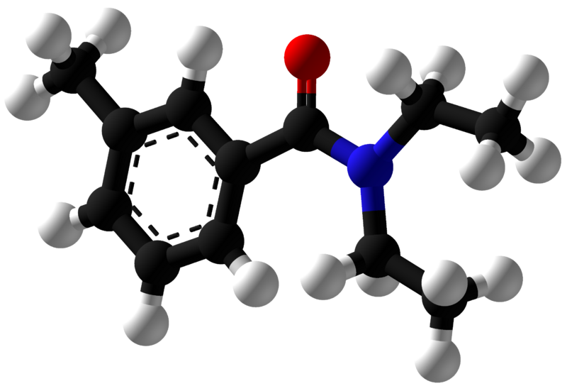 File:DEET Ball and Stick.png
