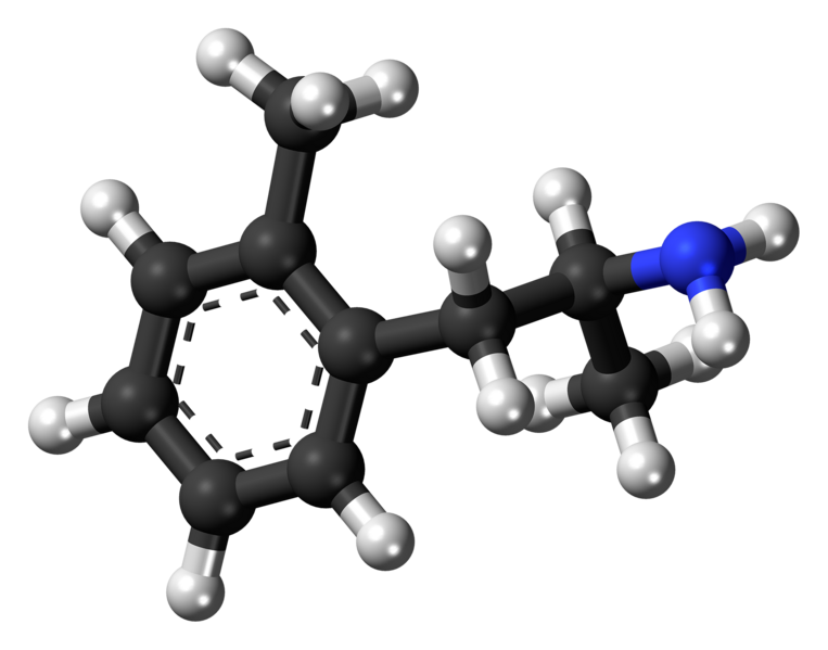 File:2-Methylamphetamine molecule ball.png