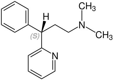 File:(S)-Pheniramin Structural Formula V1.svg