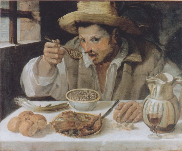 File:Carracci - Der Bohnenesser.jpeg