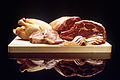 Various cuts of meat