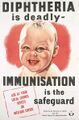 "Diphtheria is Deadly" poster