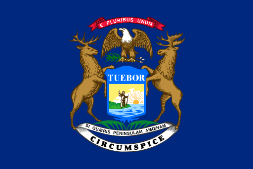 File:Flag of Michigan.svg