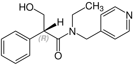 File:(R)-Tropicamid Structural Formula V1.svg