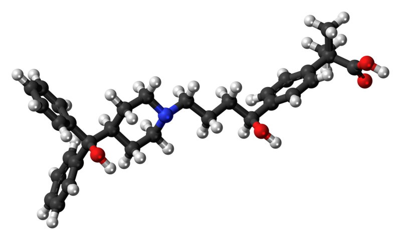 File:Fexofenadine 3D ball.png