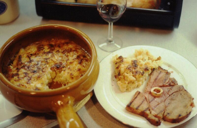 File:Tartiflette and Fried Ham.jpg