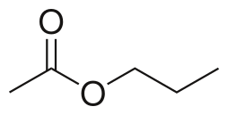 File:Propyl-acetate-2D-skeletal.svg