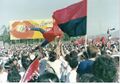 10th anniversary of the Nicaraguan revolution in Managua, 1989