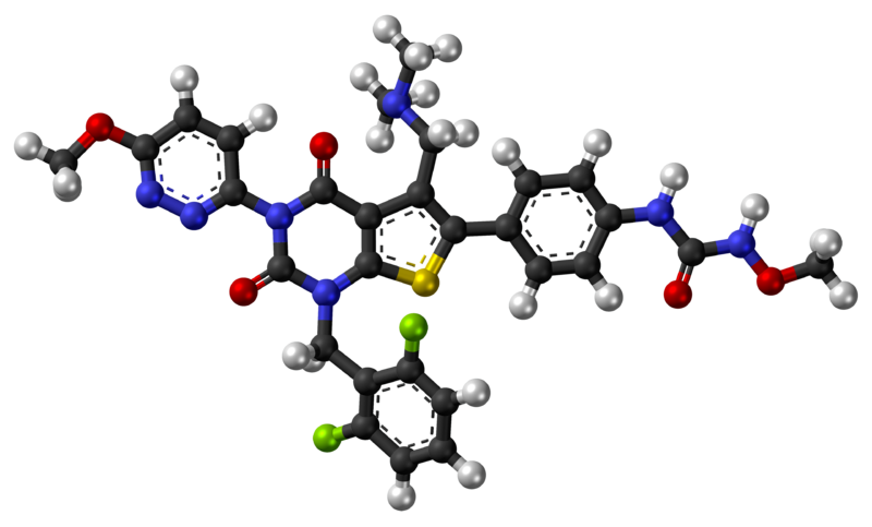 File:Relugolix molecule ball.png
