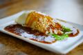 Lumpiang ubod (Filipino heart of palm spring roll)