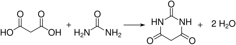 File:Barbituric acid synthesis.svg