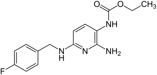 File:Flupirtine Structural Formula V1.svg