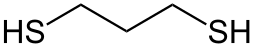 File:1,3-Propandithiol Structural Formula V1.svg