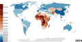 Total Fertility Rate Map by Country