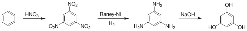 File:Synthesis of phloroglucinol.svg